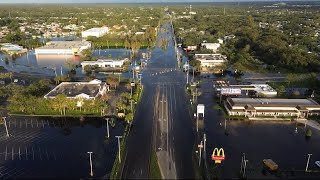 Hurricane Milton | Anclote River Major Flooding | New Port Richey, FL | 10/11/24