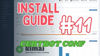 Kimai Tutorial Installation Guide #11| Certbot aktivieren über Firtbox