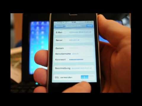 Mail-Einrichtung am iPhone 3 mit Exchange Server (MfE)