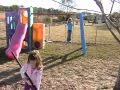 Kid gets hit in the face by swing