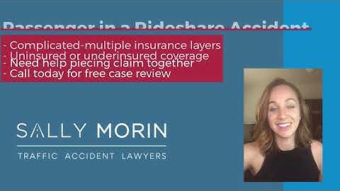 Passenger In a Rideshare Accident | California Personal Injury Lawyers