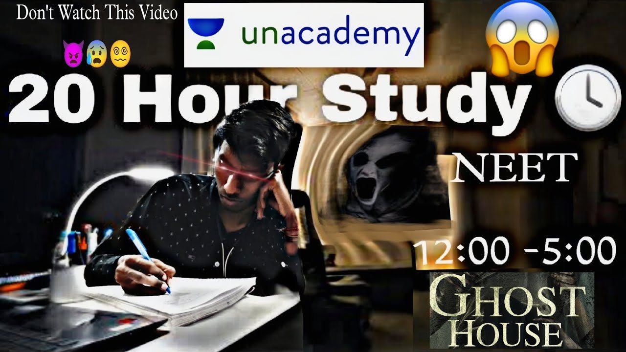 Surviving Kota: 20 Hour Study Marathon in a Haunted House 😱😰 | Don't Watch This Video 👿😨