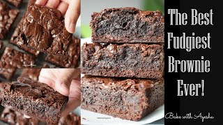 If you are looking for the best chocolate brownie fudge that is rich,
fudgy, gooey, and chewy with an ethereal delicate shiny top crust
ridges s...