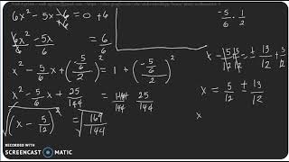1 5 Quadratic Equations and Inequalities Solving Quadratic Equations by Completing the Square