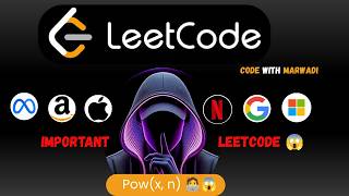 Pow(x, n) LeetCode 50 | Binary Exponentiation (Fast Power) in Java😱🚨