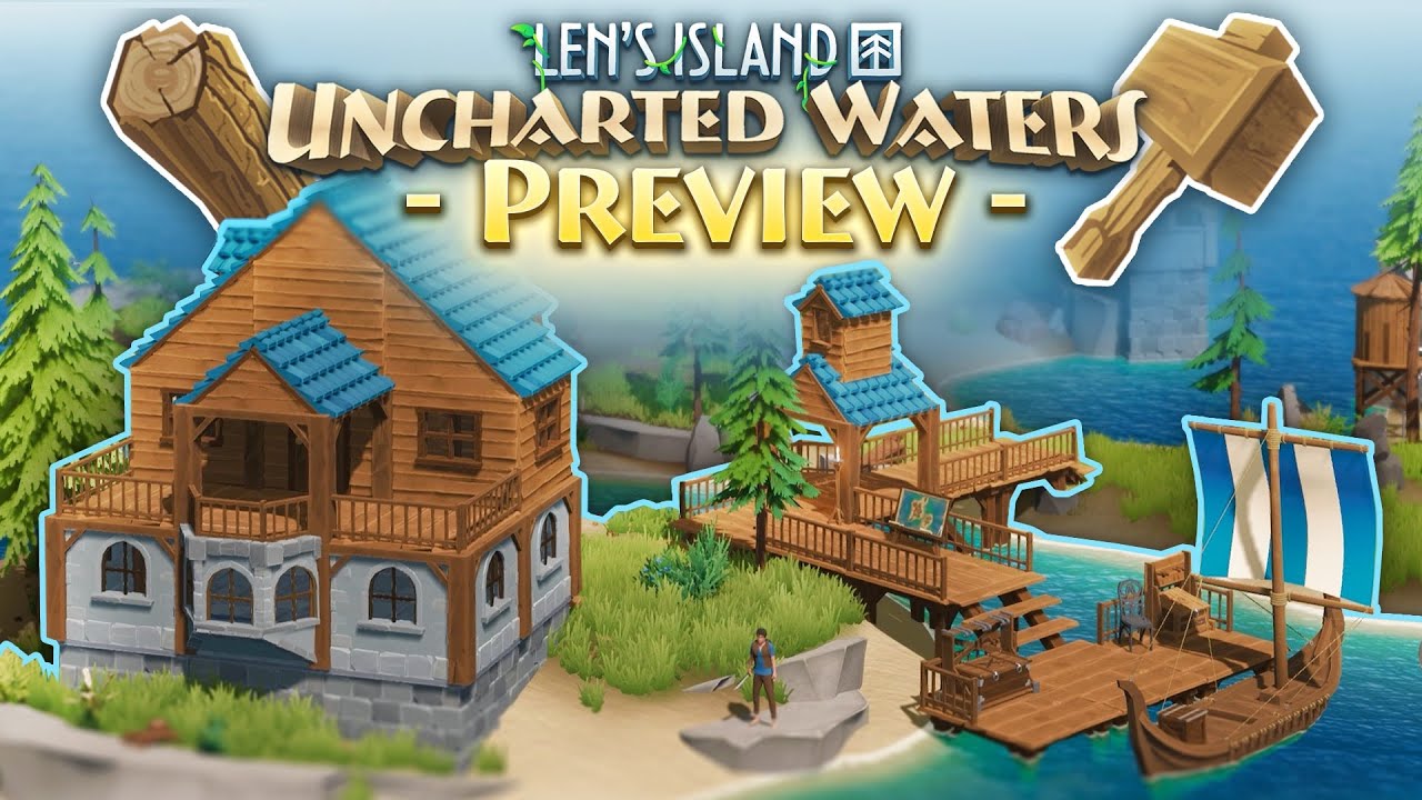 Len's Island Build INCREDIBLE Survival Bases on Deserted Islands