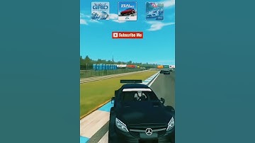 Grid Autosport 🆚 Real Racing 3 🆚 Assoluto Racing | Crash Test 🤔 #shorts