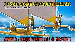 Final Lomba Perahu Layar !! Dalam Rangka Silaturahmi Nelayan Selat Bali !! 14 Januari 2024