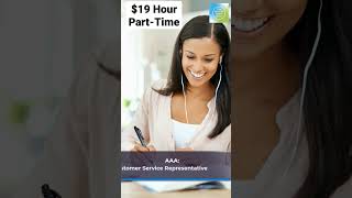 Make $19 Hour with AAA Remote Jobs #shorts
