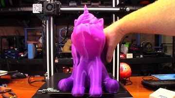 3D Printed Unicorn On The Geeetech A20M