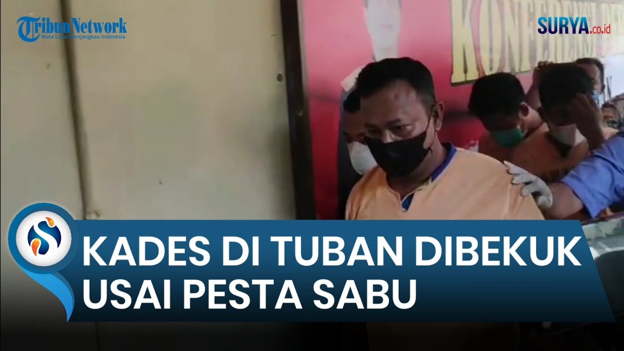 Kades di Tuban Dibekuk Usai Pesta Sabu