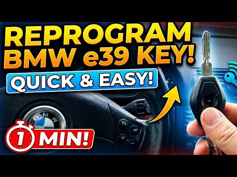 HOW TO REPROGRAM BMW e39 KEY | QUICK & EASY !