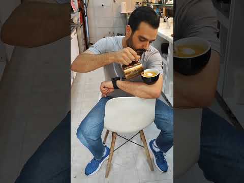 آموزش نوشیدنی در پیج   نوشیدنی آهنگ فالو  قهوه لاته 