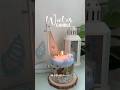 വാട്ടർ കാൻഡിൽ 🌊🕯️#watercandle  #diy #diydecor  #handmade #craftvideo  #madebyshijin diycraftideas