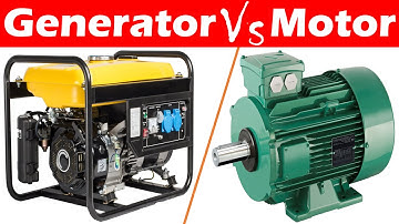 Differences between Generator and Motor.