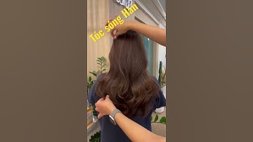 Tóc Sóng Hàn Quốc đẹp ,nhuộm màu nâu Tây 8.322 , tóc đẹp cùng MPT 2916