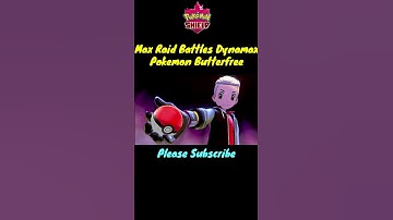 Max Raid Battles Dynamax Pokemon Butterfree #shorts #short #pokemon #pokemonshield #gameplay #gaming