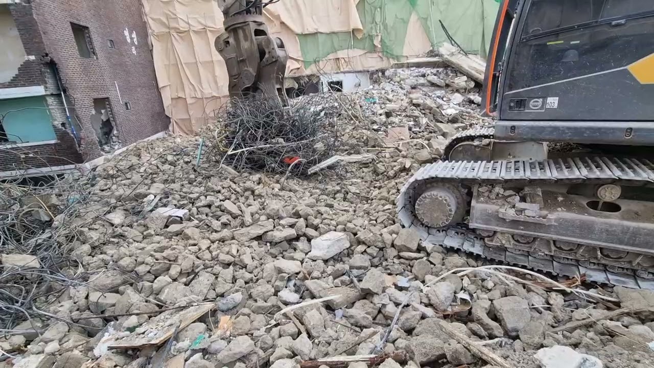 포크레인 철근말이 만들기