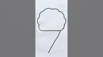 7 = How to draw Ice cream Cone From 7 Number Easy Drawing step by step for Beginners #shorts