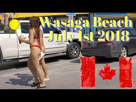 Wasaga Beach on Canada Day July 1st 2018