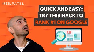 One Quick Hack to Rank #1 of Google