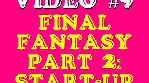 Nicks AWESOME Game Genie codes NES #9 Final Fantasy START-UP CODES
