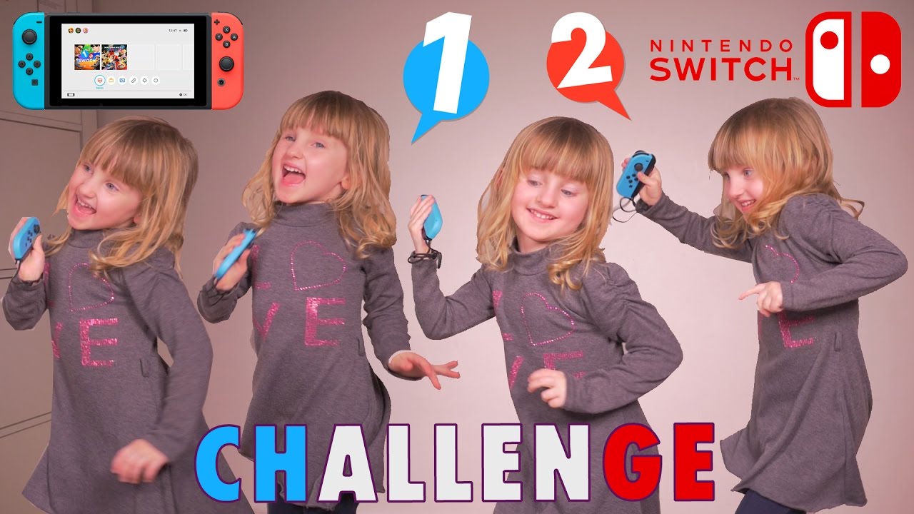 NINTENDO 1-2-SWITCH CHALLENGE entre père et fille • Athena va-t-elle battre  son papa ? - #SBT 