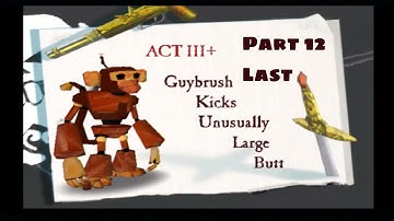 Escape From Monkey Island #12 - Back To Melee Island (Act III+ Guybrush Kicks Unusually Large Butt)