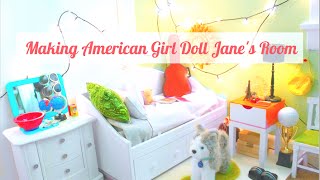 Making American Girl Doll Jane's Room + (Giveaway-closed)