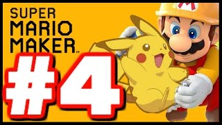 EPIC POKEMON LEVEL! - Super Mario Maker - Super Mario Maker Create Gameplay Walkthrough Part 4