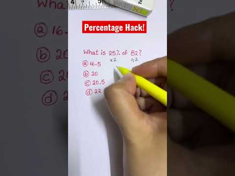 Percentage Hack! - YouTube