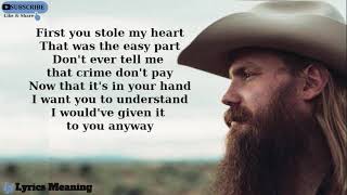 Chris Stapleton - Second One To Know | Lyrics Meaning