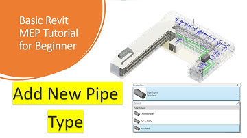 Revit MEP Tutorial 23: How to add New Pipe Types