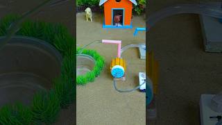 how to make mini water pump science project video #ytshorts #tractor #shorts #67