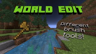 World Edit Brush Tools! MCBE Command Block Tutorial