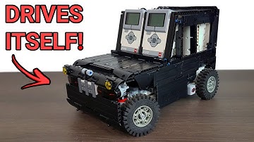 Lego Self Driving Car | Autonomous Lego vehicle