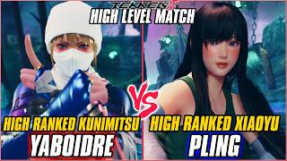 TEKKEN 8 - YABOIDRE (High Ranked Kunimitsu) vs PLING (High Ranked  Xiaoyu) | T8 MATCHES
