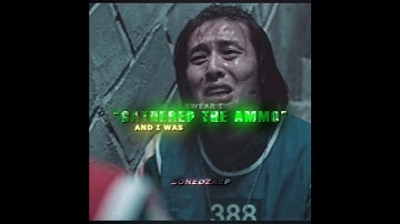 "Its All Your Fault"- Dae Ho Sad Edit | 4k // song- Falling Down / #squidgame #edit #daeho #shorts