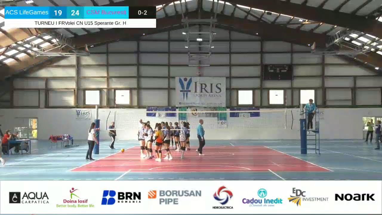 Turneu I, U15, FR Volei, Iris Sport Arena