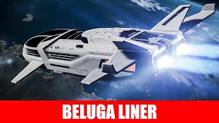 САМЫЙ БОЛЬШОЙ КОРАБЛЬ В ИГРЕ ЛАЙНЕР КЛАССА ЛЮКС ОБЗОР НА BELUGA LINER Elite Dangerous 2020