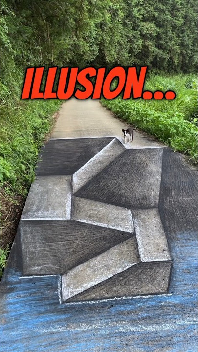 Crazy Floor Optical Illusion 😱 #Shorts