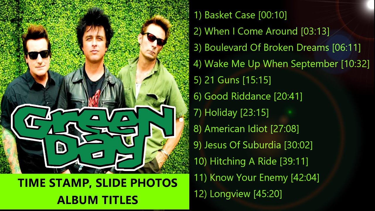 Green Day Greatest Hits Playlist