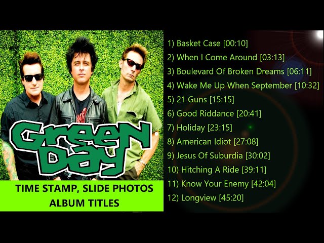 Green Day Greatest Hits Playlist class=