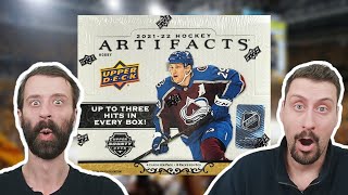 CRAZY! 2021-22 Upper Deck Artifacts Hobby Box Break!