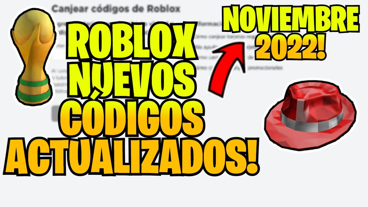 Todos los códigos gratis de Roblox, promocodes y recompensas de noviembre  2023