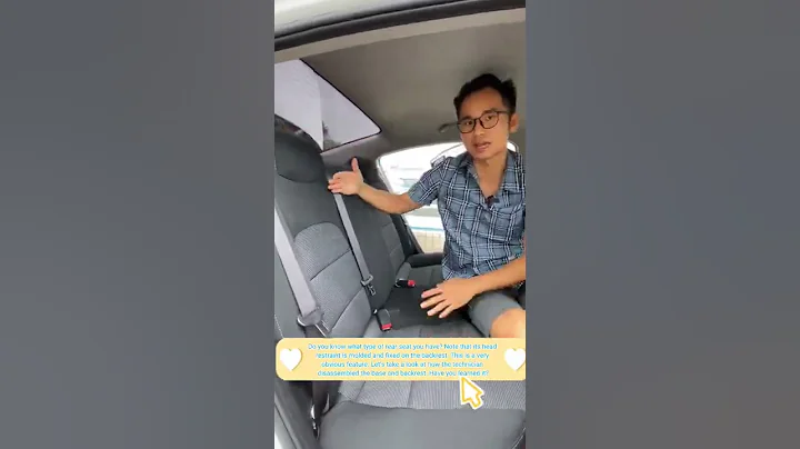 How to remove base rear seats within molded headrest features types