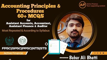 Accounting Principles and procedures mcqs for FPSC|SPSC|Accounts|Finance|Auditor test preparation
