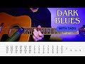 Dark Acoustic Blues Instrumental in G2 Tuning (With Tabs)