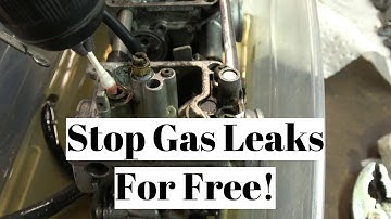 How to Make Float Needle Seal Again | Stop Gas Leaks