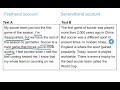 Understanding First-Hand and Secondhand Accounts